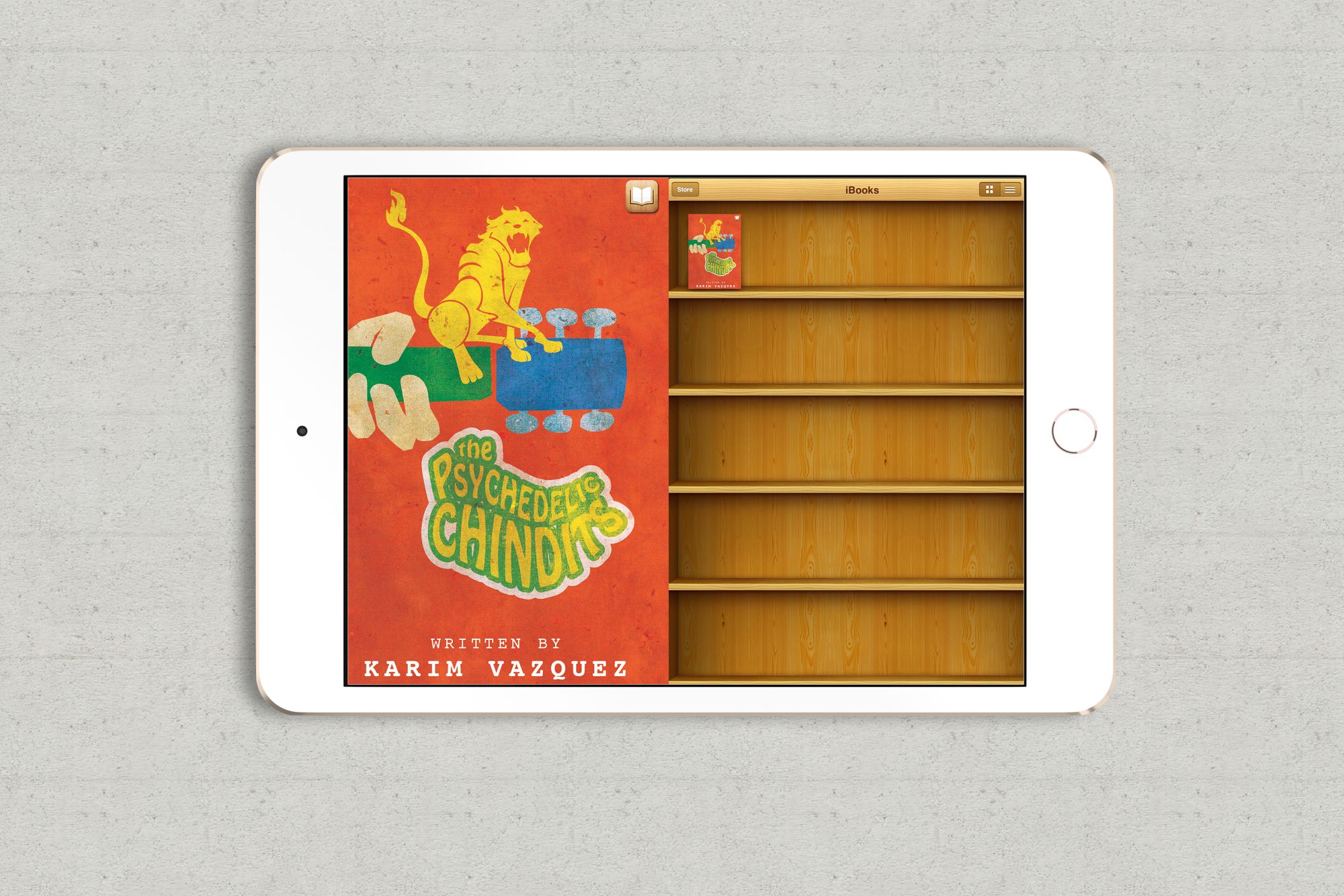 The Psychedelic Chindits - Digital Book Cover - Graphic Design