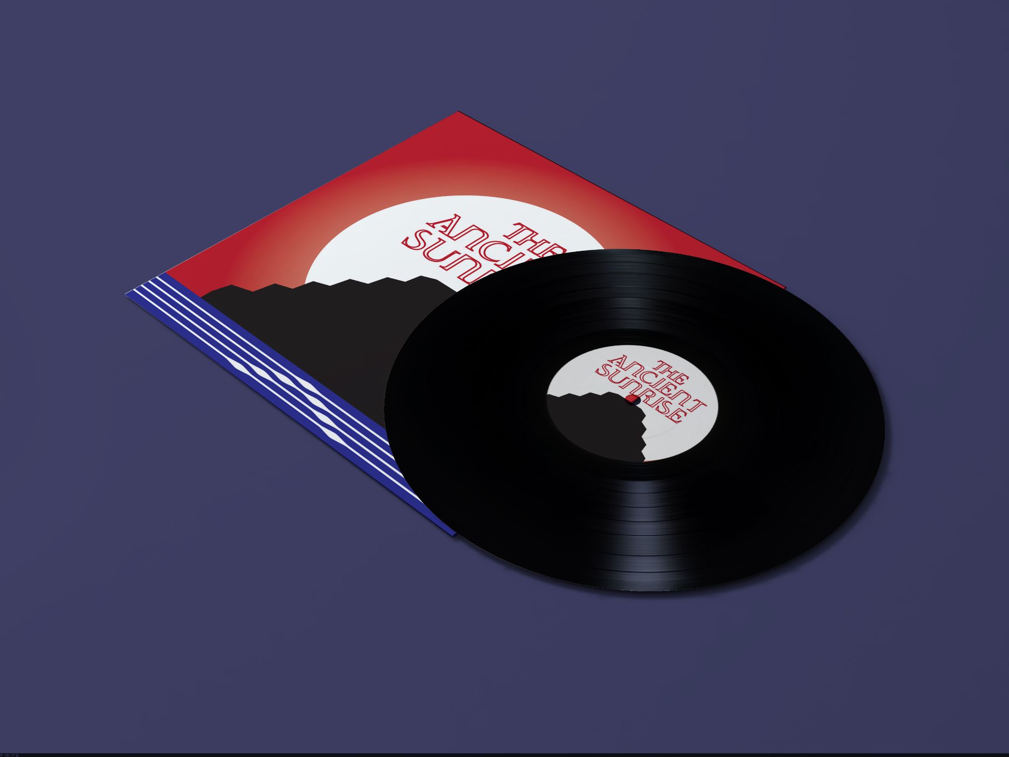 The Ancient Sunrise - Album Cover - Logo Design - Graphic Design