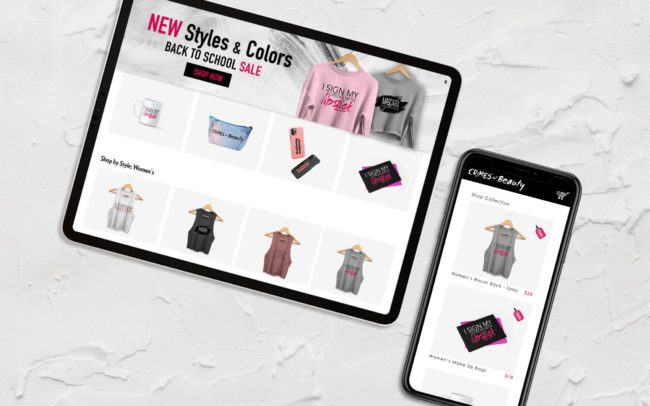 Crimes of Beauty - Brand Assets - eCommerce - Website Design